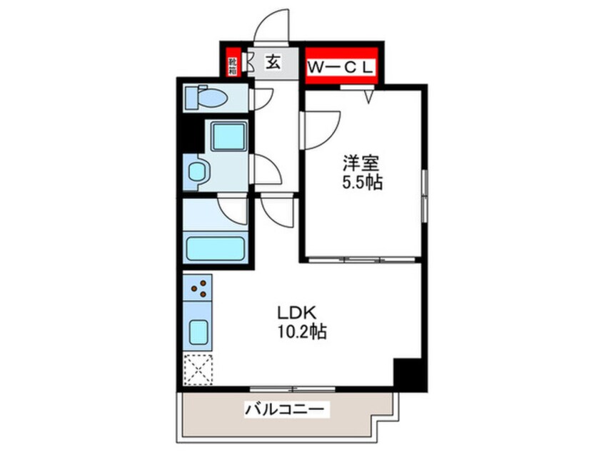 間取図 ノーブルスクエア新町