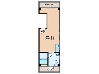 間取図 メゾネット中町