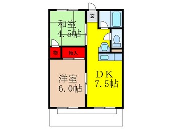 間取図 ハイツシロ