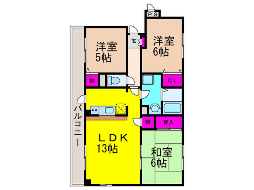 間取図 ミ－テソシア