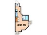 グレイス寺田 1Rの間取り