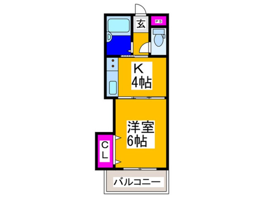 間取図 ロイヤルオーク中百舌鳥