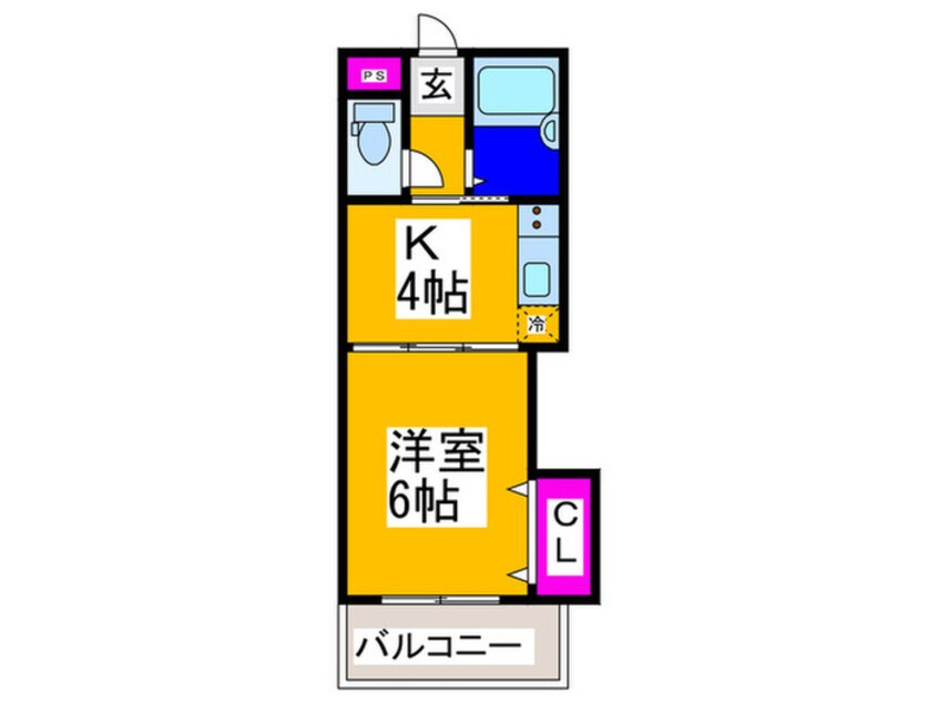 間取図 ロイヤルオーク中百舌鳥
