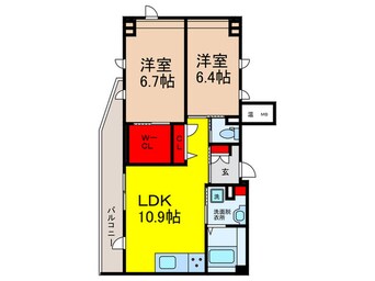 間取図 レジデンス八楽