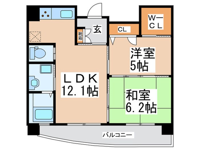 間取り図 レジデンス八楽