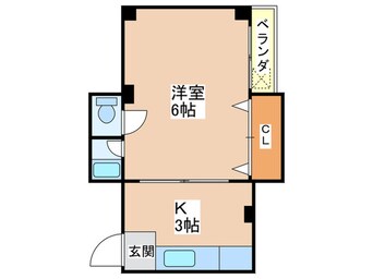 間取図 京橋クイ－ンハイツ