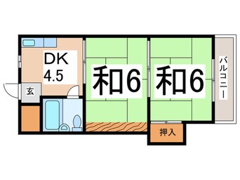 間取図 ＷＥＳＴヒルズ平野