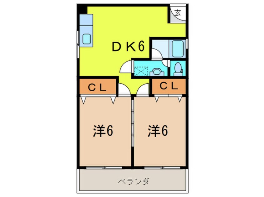 間取図 白井マンション