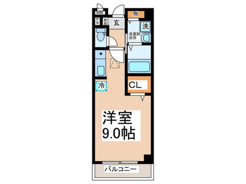 間取図 ベルアルモニ－１番館