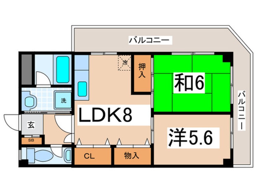 間取図 シュベルニ－コ－ポフジモト