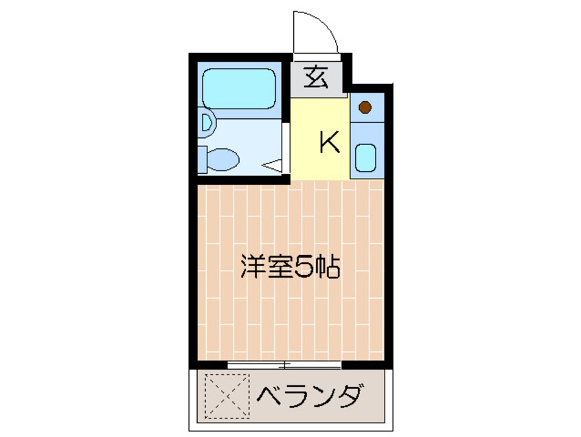 間取図 ＫＳハイツ湯里