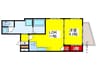 NEST98 1LDKの間取り
