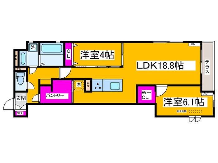 間取り図 仮）Gran Vievle北花田
