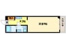 上桂くめマンション 1Kの間取り
