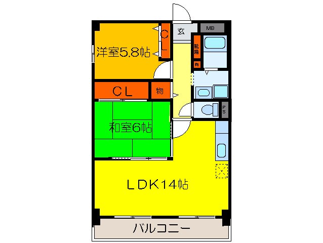 間取り図 メゾンプチチェリ－