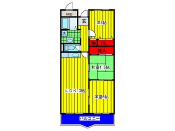 間取図 カサグランデ