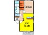 寿風 1LDKの間取り
