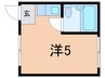 ピ－スフルマンション 1Rの間取り