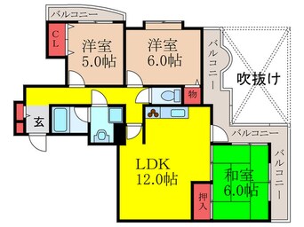 間取図 ミュ－ズパ－ク