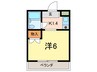 アクティ甲南 1Kの間取り