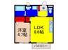 エル・ソル旭町 1LDKの間取り