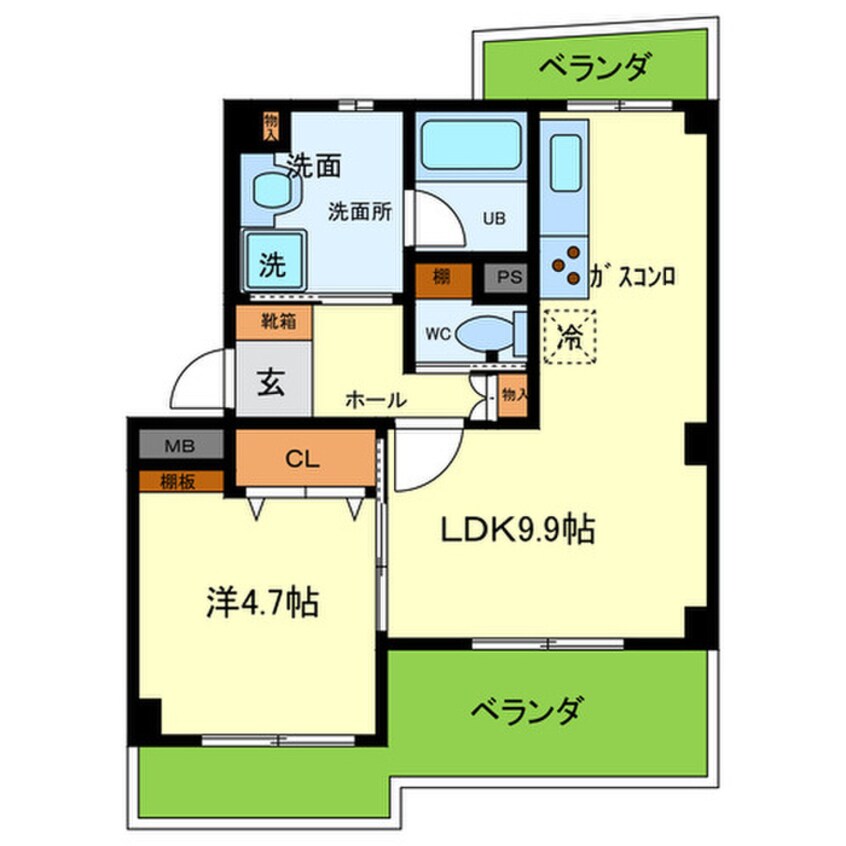 間取図 ポートステージ千里丘