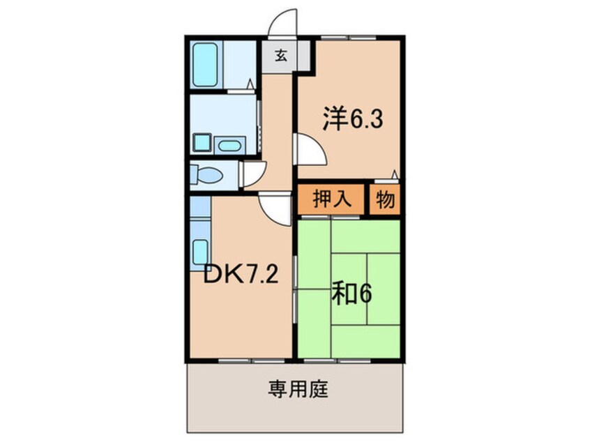 間取図 ブリーズ西北