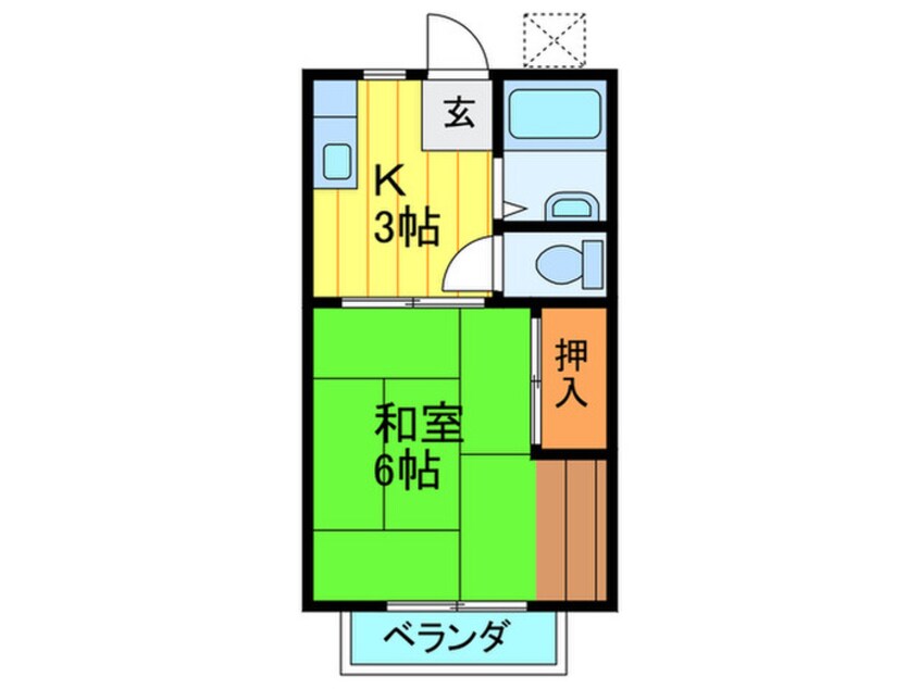 間取図 細谷ハイツ