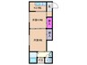 RIZE　ONE平野 2Kの間取り
