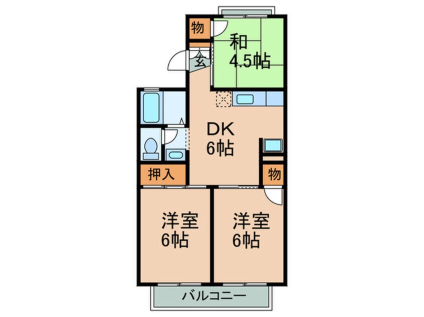 間取図 エスポワ－ルＴ