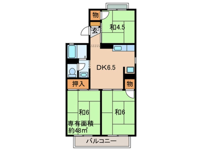 間取図 エスポワ－ルＴ