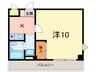 上村マンションＰＡＲＴ２ 1Kの間取り