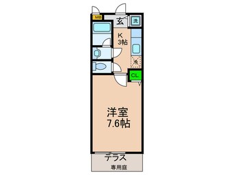 間取図 フジパレス諏訪森西