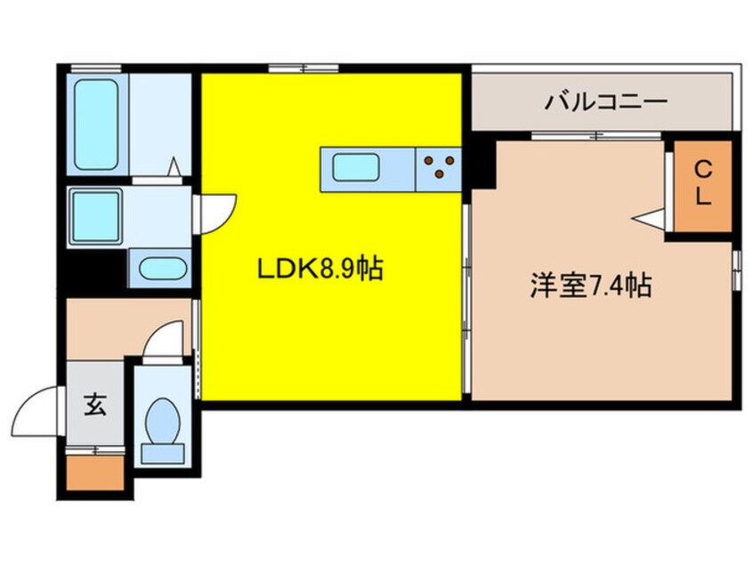 間取図 RハイツⅢ
