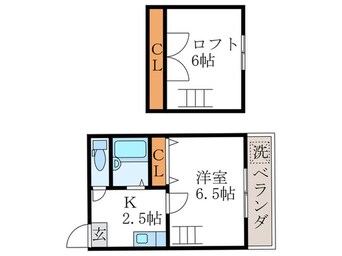 間取図 サンリッチ上桂