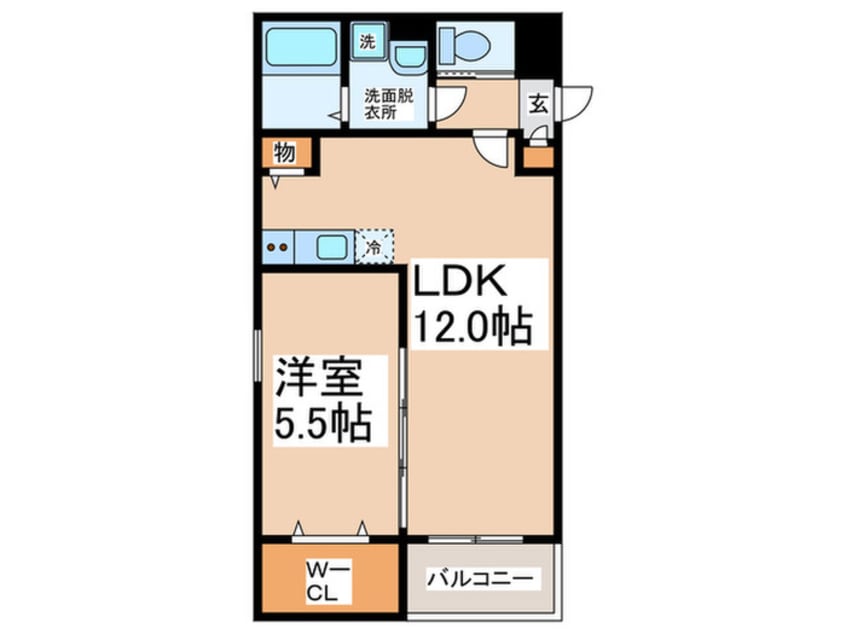 間取図 ジーメゾン泉佐野エクセリエ
