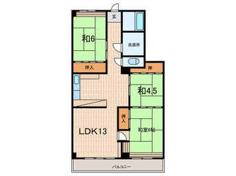 間取図 ドウェリング 北夙川