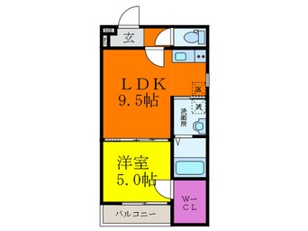 間取図 フジパレス吹田Ⅱ番館