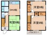 大島貸家 3DKの間取り