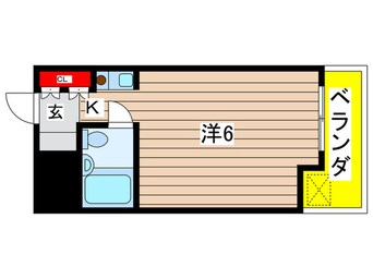 間取図 キューブ南武庫之荘Ⅲ