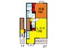 ミニョン－Ｍ 1LDKの間取り