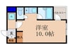 マリーブ１８４３ 1Rの間取り