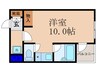 マリーブ１８４３ 1Rの間取り