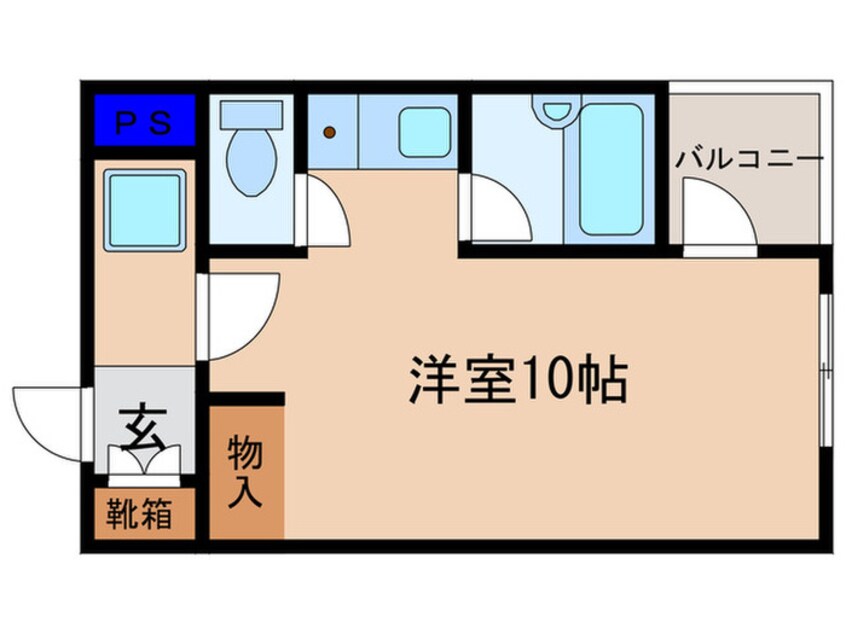 間取図 マリーブ１８４３