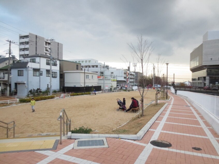 都賀川公園(公園)まで170m 田中ビル