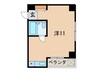 ベルトピア武庫之荘Ⅲ Ａ棟 1Rの間取り