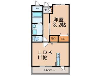 間取図 セレノ　アロッジオ江坂西