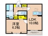 エスポワール 1LDKの間取り