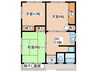 北川貸家南棟 3DKの間取り