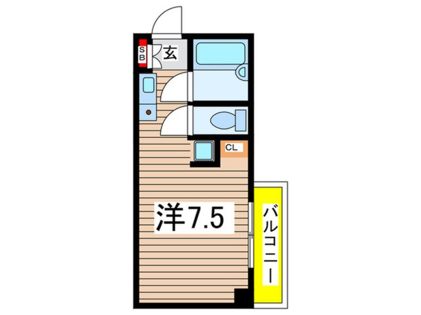 間取図 エヌタス武庫之荘